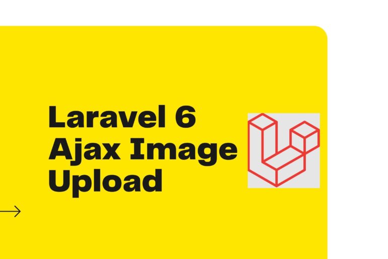 Laravel 6 Ajax Image Upload