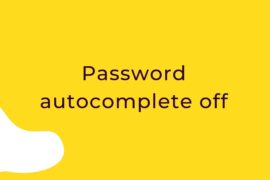 Password autocomplete