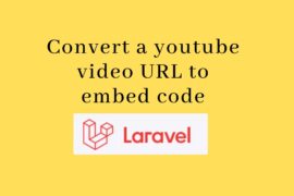 Convert a youtube video URL to embed code