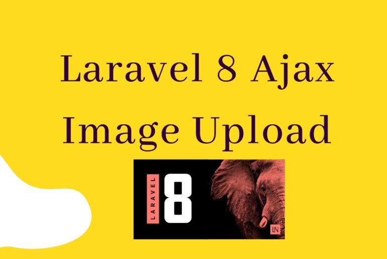 Laravel 8 Ajax Image Upload