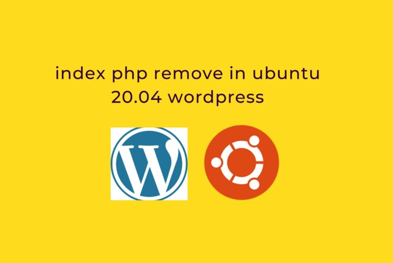 index php remove in ubuntu 20.04 wordpress