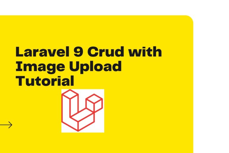 Laravel 9 Crud with Image Upload Tutorial